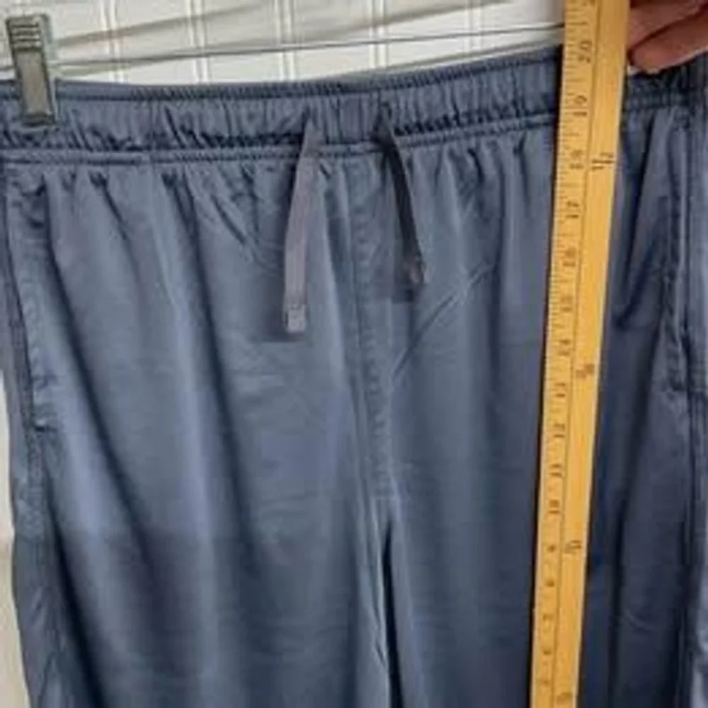 Athletic Works Boys XXL 18 Gray Active Basketball Shorts Elastic Waist Pockets